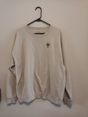 Red Mushroom Beige Sweater